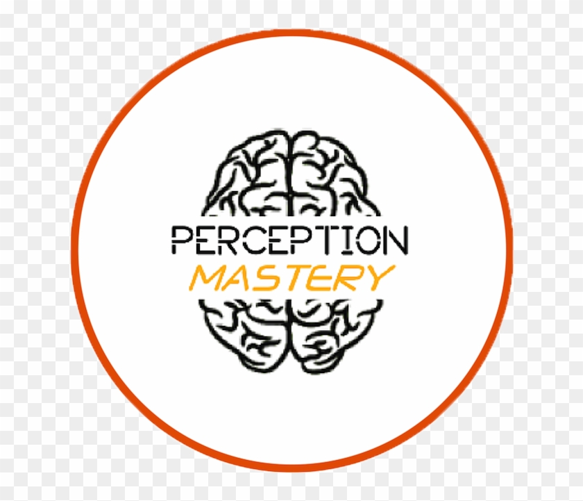Circle Logo Perception Mastery Transparant Perception - Two Different Brains Clipart #71553