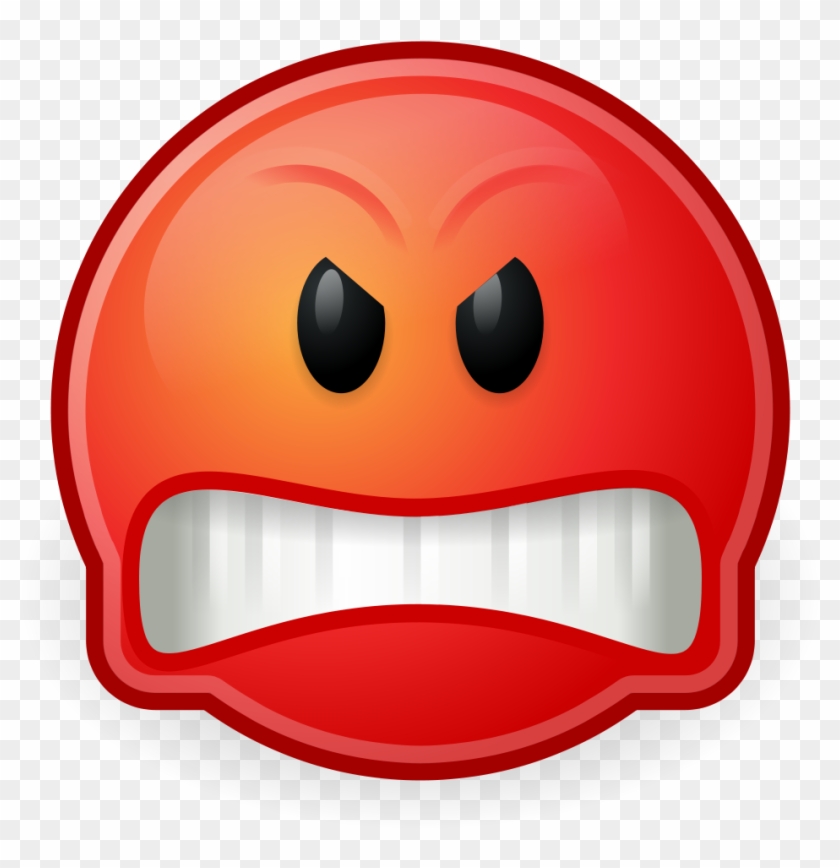 Svg Stock Anger Clipart Angry Situation - Angry Facial Expression Cartoon - Png Download