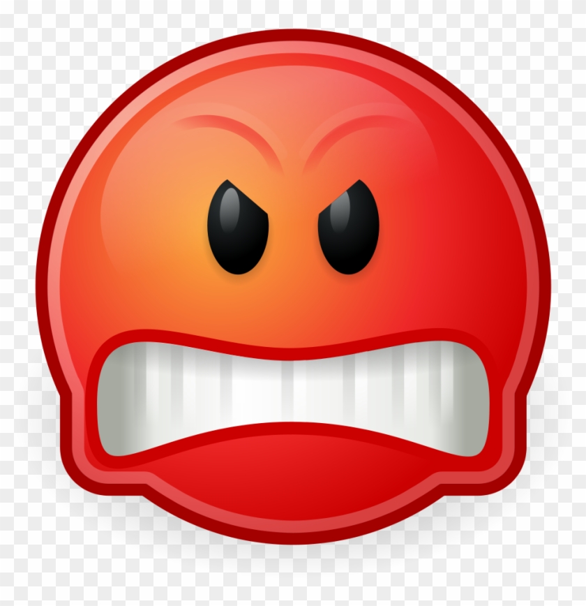 Svg Stock Anger Clipart Angry Situation - Angry Facial Expression Cartoon - Png Download #71556