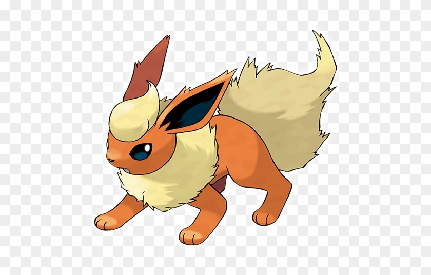136 - Pokemon Eevee Evolution Flareon Clipart