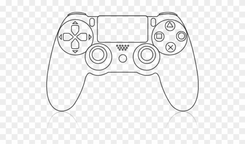 Ps4 Controller Drawing Easy Clipart #71667