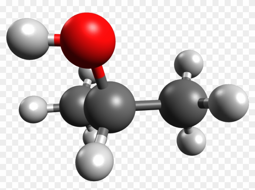 Isopropyl Alcohol - Molecule Transparent Background Clipart