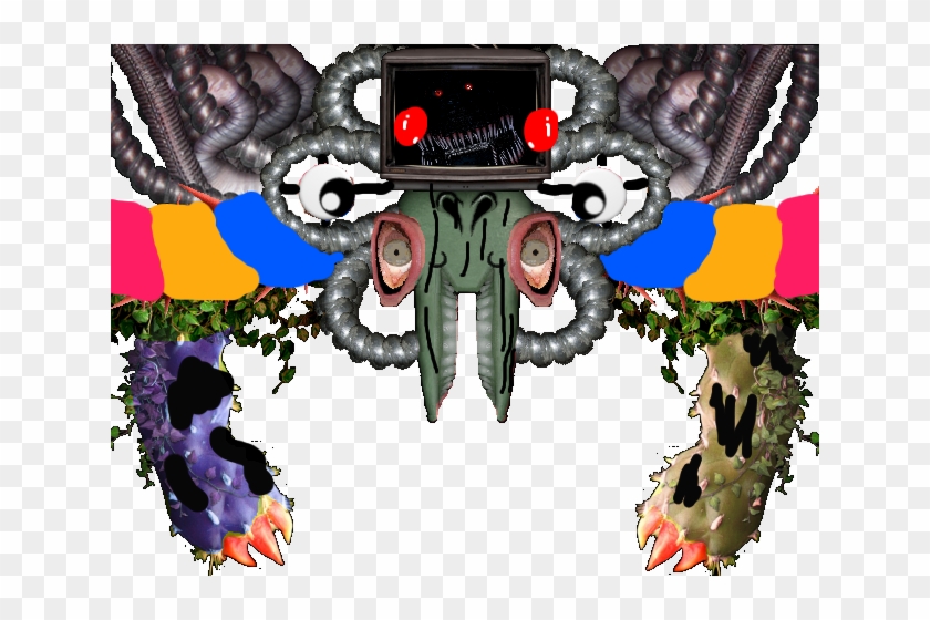 Artworknightmare Toy Phantom Withered Rainbow Omega - Omega Flowey New Clipart