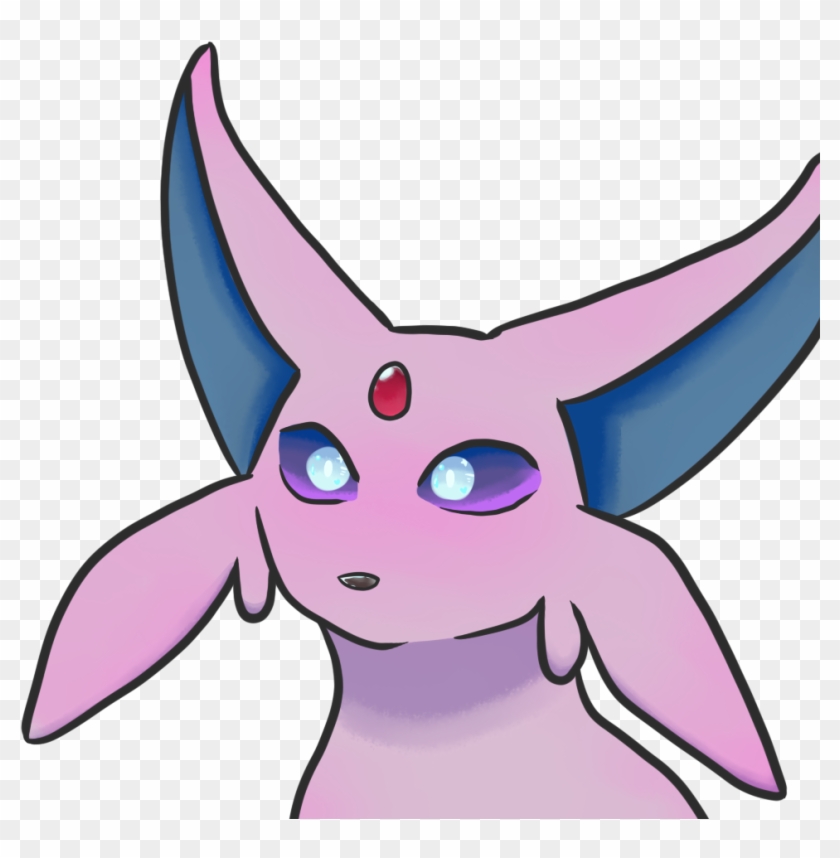 I Drew Espeon - Cartoon Clipart