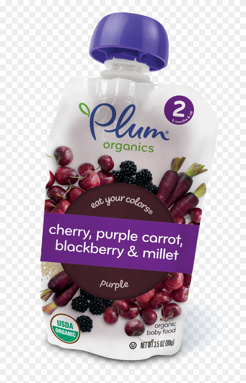 Eat Your Colors Organic Baby Food - Plum Organics Clipart