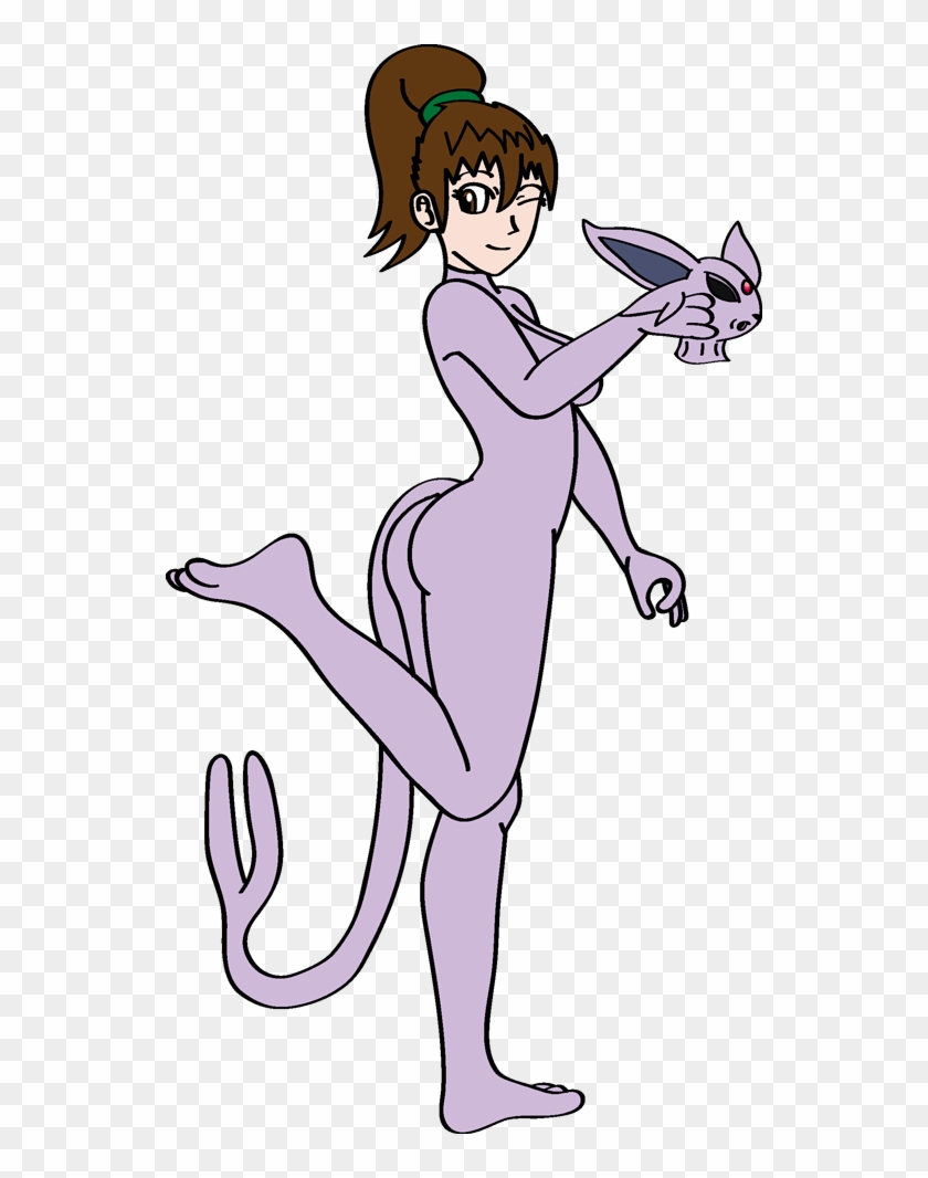 Elessia The Espeon Unmasked - Cartoon Clipart #71990