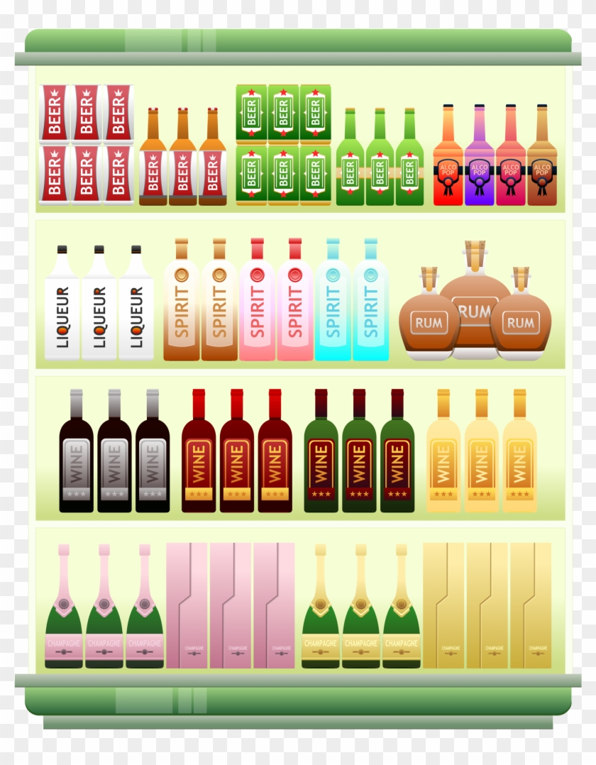 This Free Icons Png Design Of Supermarket Goods Liquor Clipart
