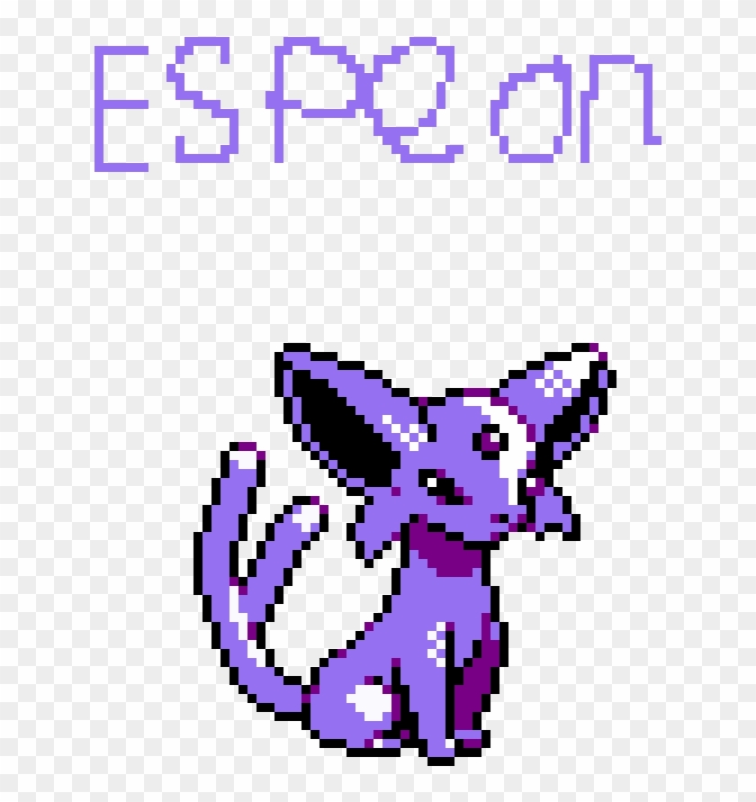 Espeon - Pixel Art Pokemon Clipart