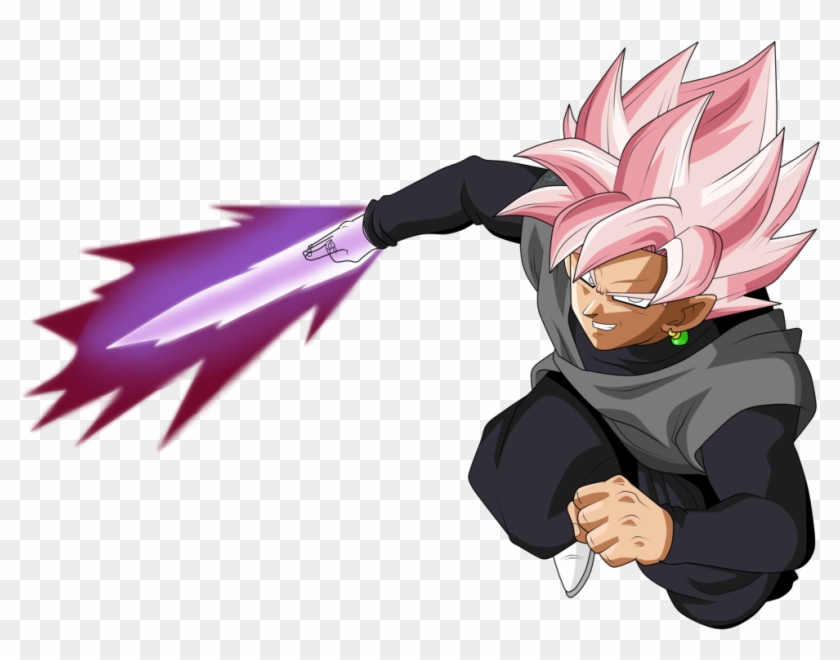 Goku Black Rose Png - Goku Black Ki Blade Clipart