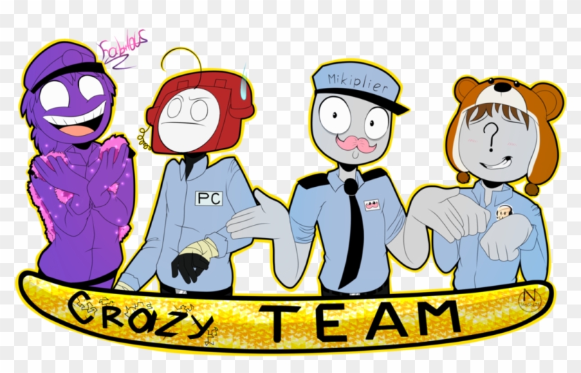 62 Images About Markiplier &pewdiepie On We Heart It - Youtuber As Fnaf Night Guard Clipart #72178