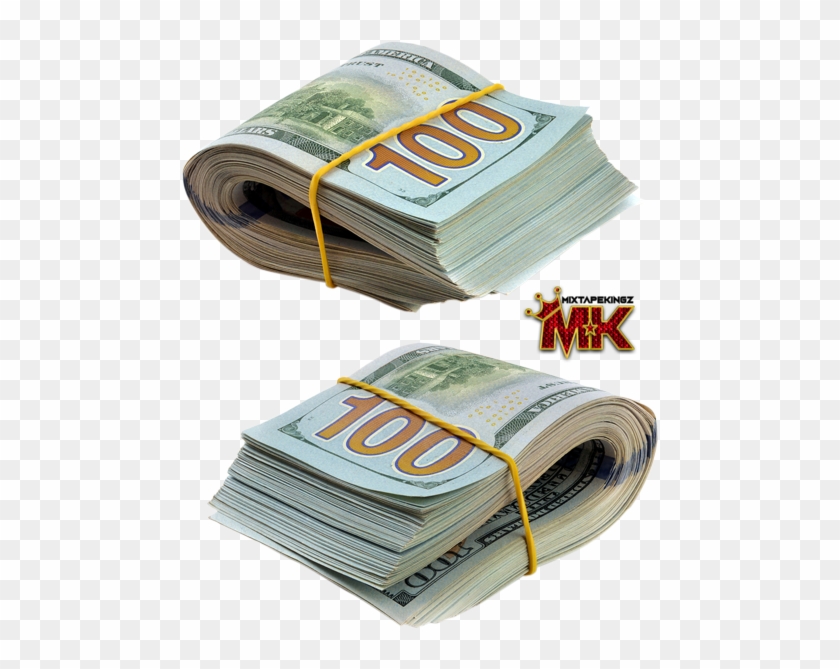Money Stack 100 - Pack Of Hundred Dollar Bills Clipart #72231