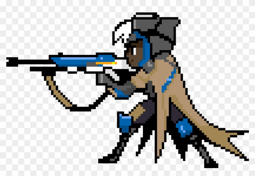 Clipart Royalty Free Stock Ana Maker - Overwatch Ana Pixel Spray - Png Download #72400