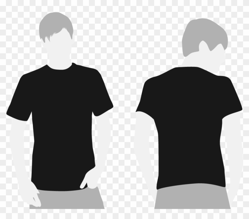 1000 X 800 20 - T Shirt Clipart Front And Back - Png Download