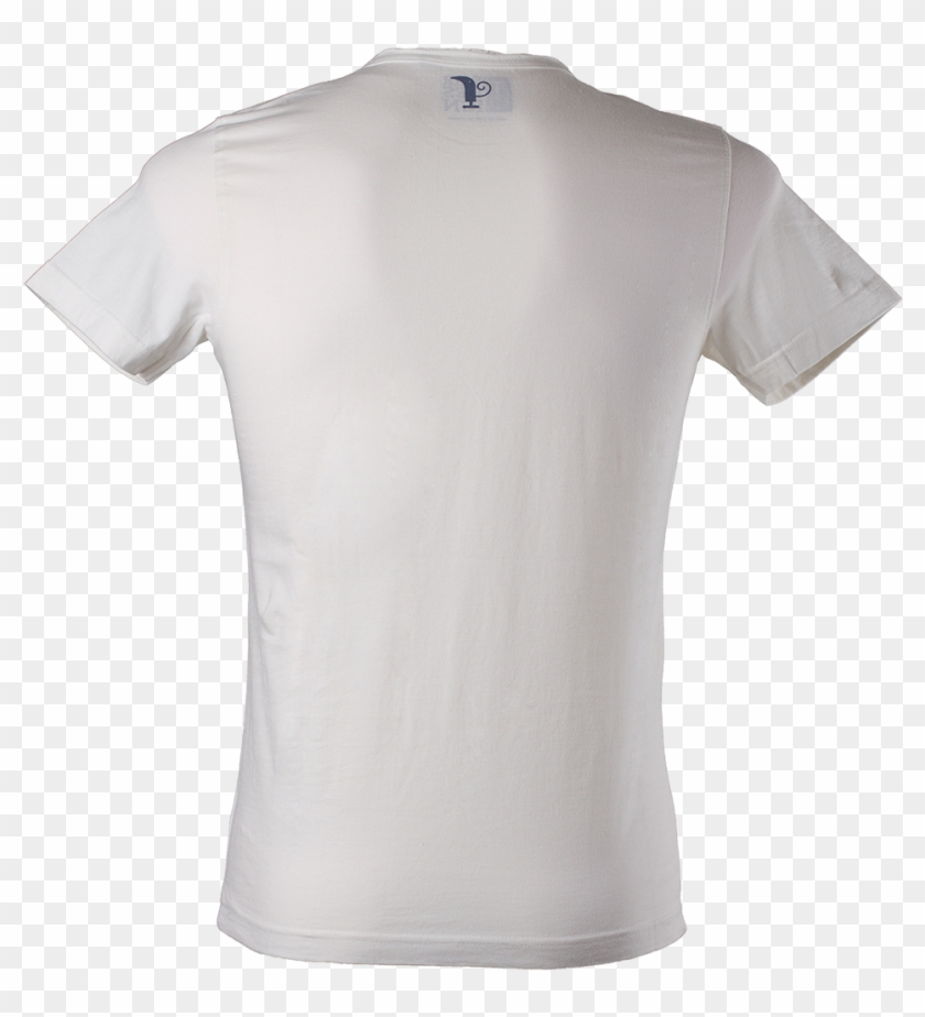 White T-shirt Png Image - T Shirt Back Side Clipart #72664