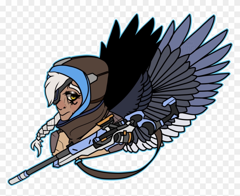 Featherwatch Au Ana Amari Ana Overwatch Ana Overwatch - Illustration Clipart
