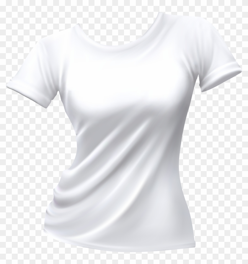 Female T Shirt White Png Clip Art Transparent Png #72737