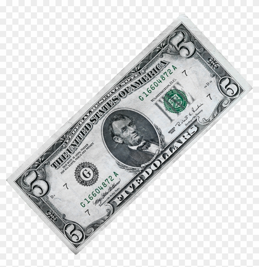 Money - 5 Dollar Bill Clipart