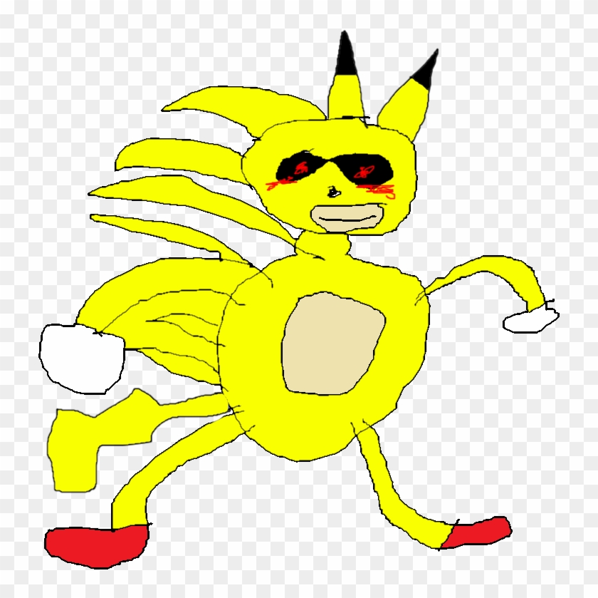 Sonic The Hedgehog 3 Yellow Clip Art Leaf - Supah Sanic - Png Download #72857