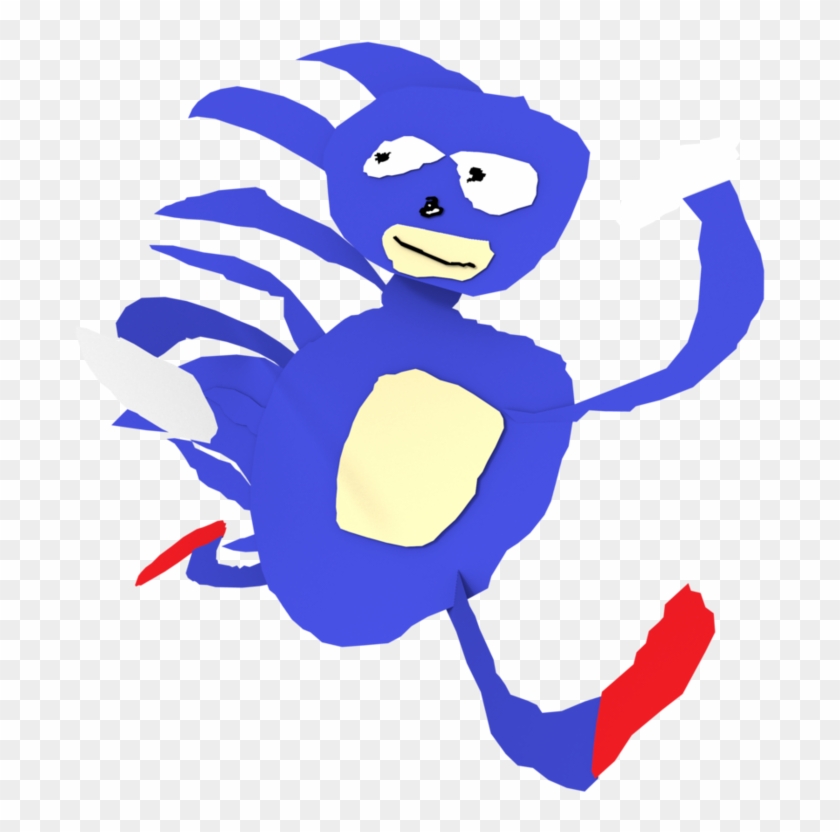 Sanic Running By Nibroc Rock-d9peznj - Nibroc Clipart #72880