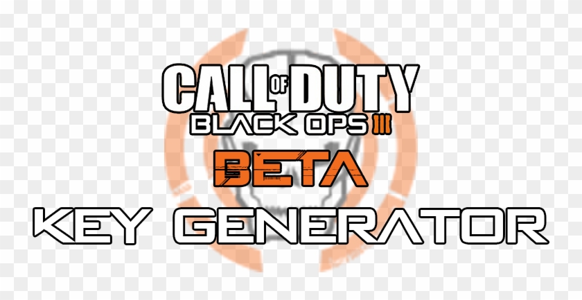 Call Of Duty Black Ops 3 Beta Key Generator - Graphic Design Clipart #72958