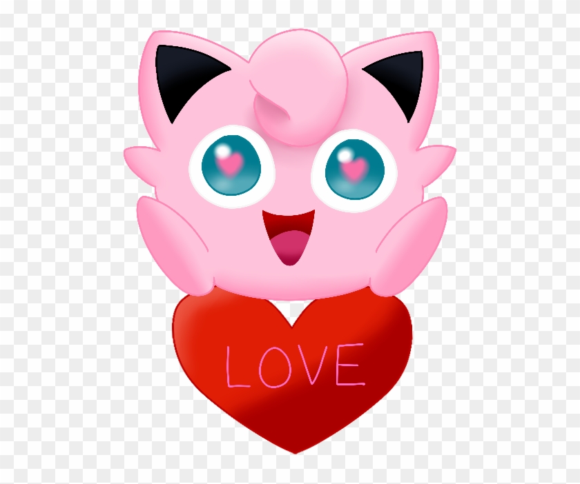 Thumb Image - Jigglypuff Heart Clipart #73198