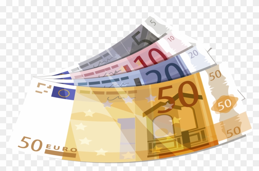 Library Cash Stack Clipart - Money Euro Png Transparent Png