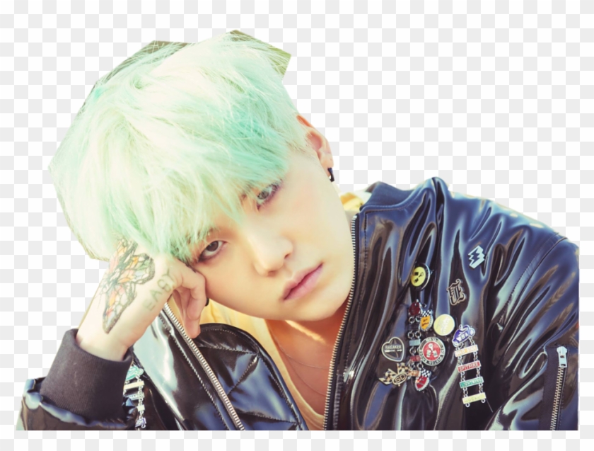 Suga Drawing Green Hair Clipart