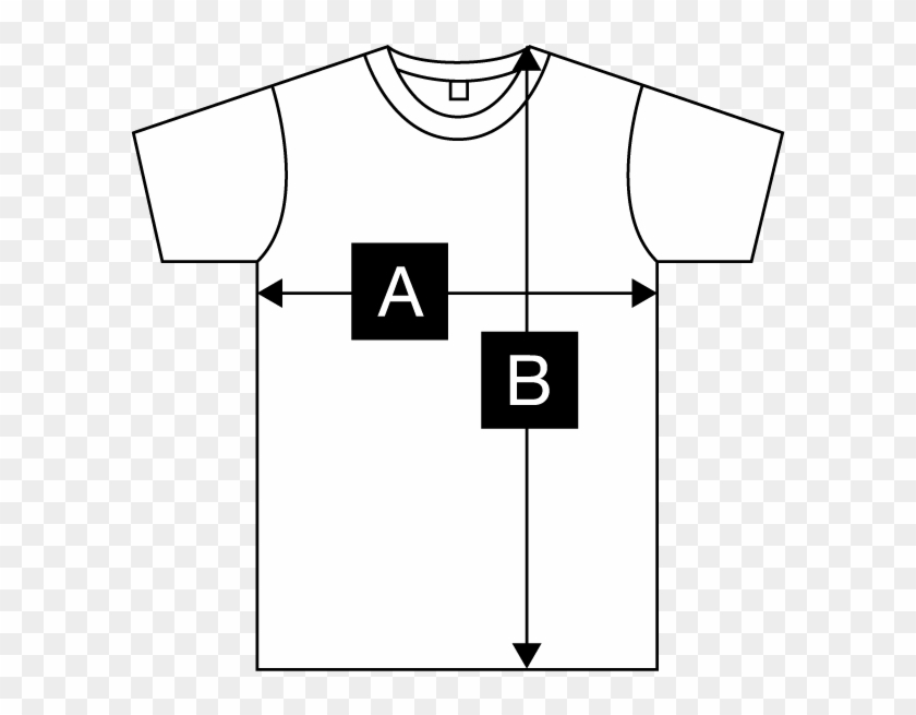 Unisex T-shirt - Men's V Neck T Shirt Measurement Clipart
