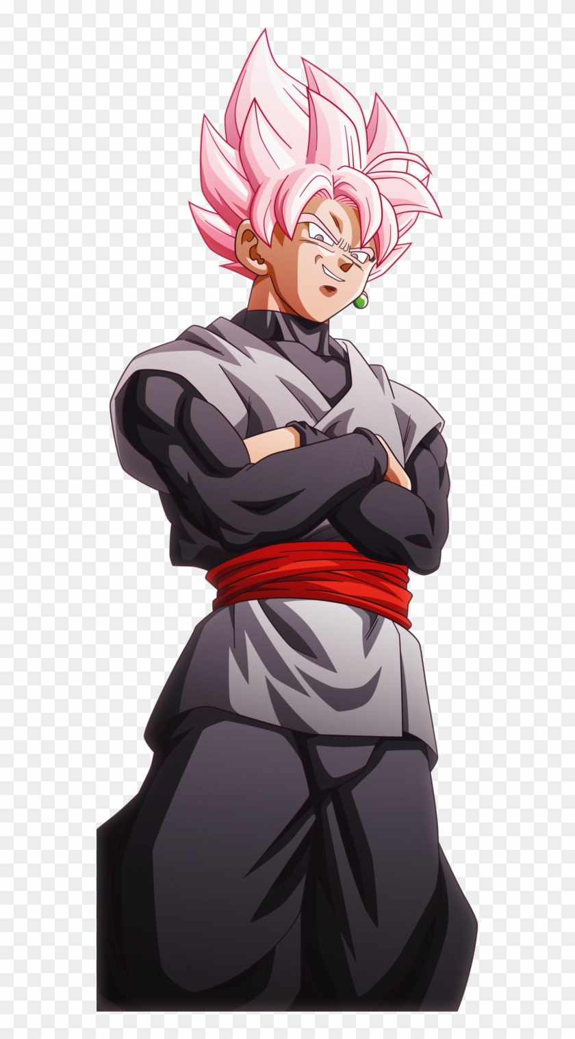 Super Saiyan Rose Goku Black - Goku Black Super Saiyan Rose Png Clipart