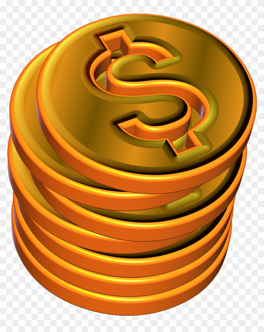 Money Money Pile Tokens - Money Clipart