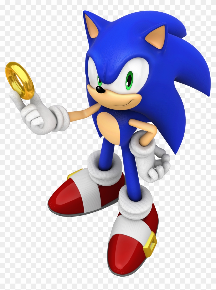 Sonic Ring Png - Sonic The Hedgehog Jumping Clipart