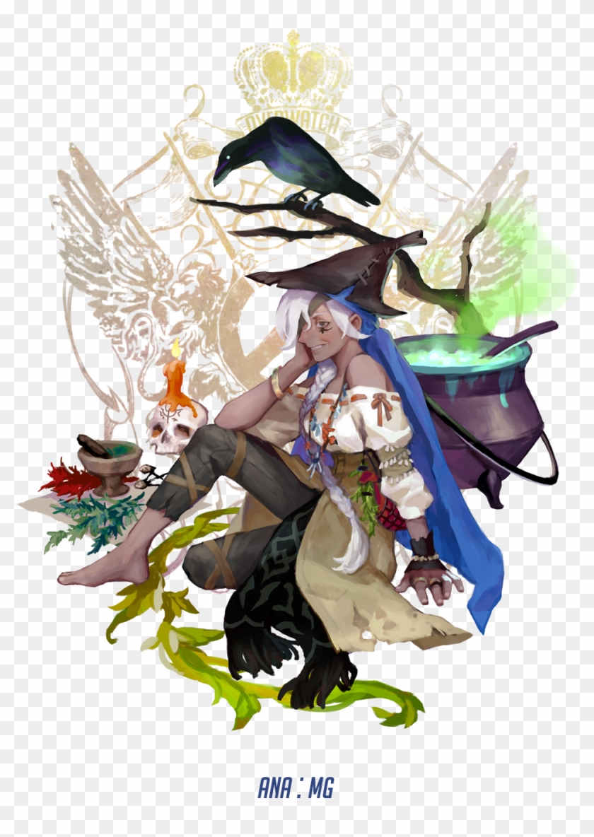 아나 - Mg - Overwatch Clipart