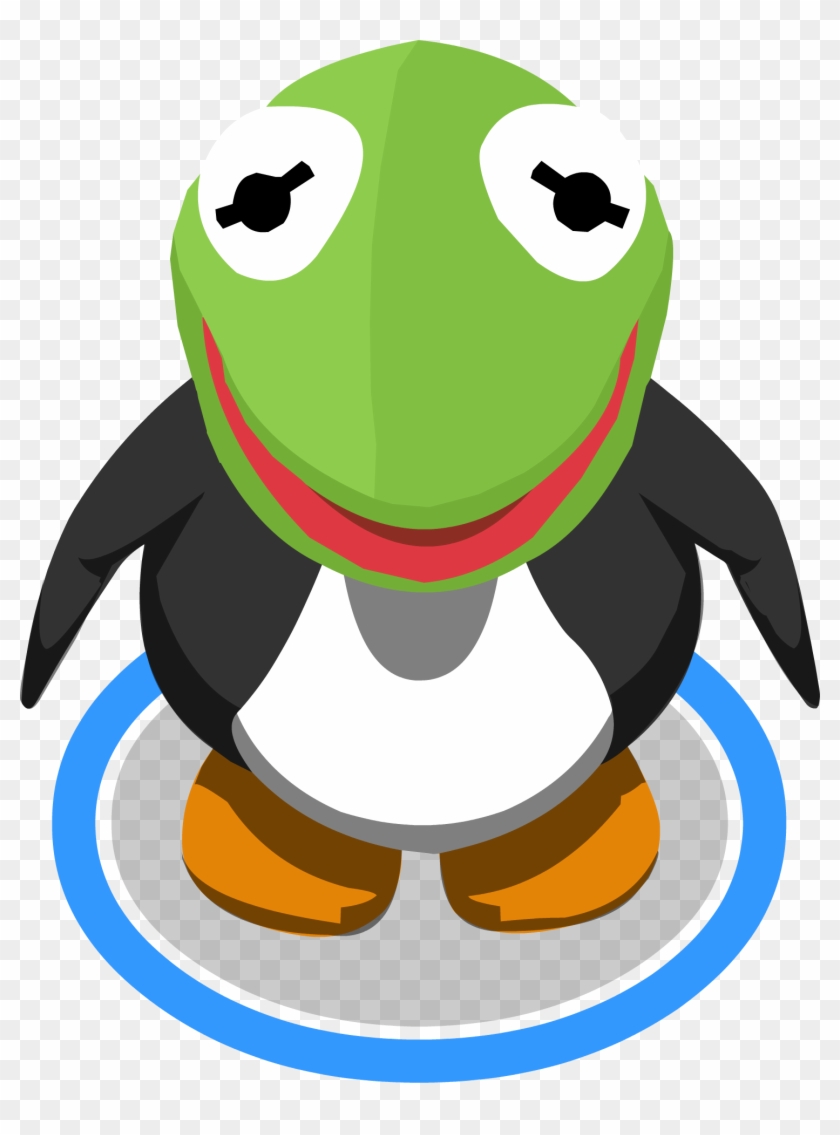 Picture Image The Frog Head In Game Png - Club Penguin Kermit Costume Clipart #73764