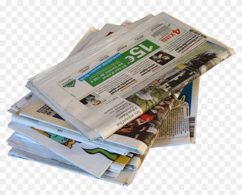 Newspaper Stack Png - Waste Newspaper Craft Wall Hanging Clipart