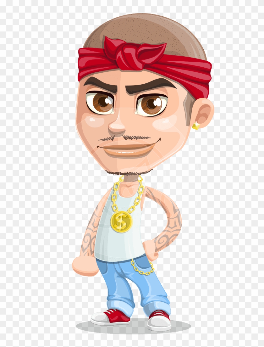 Chino Troublelino Gangster Man - Cartoon Gangster Man Clipart #74099