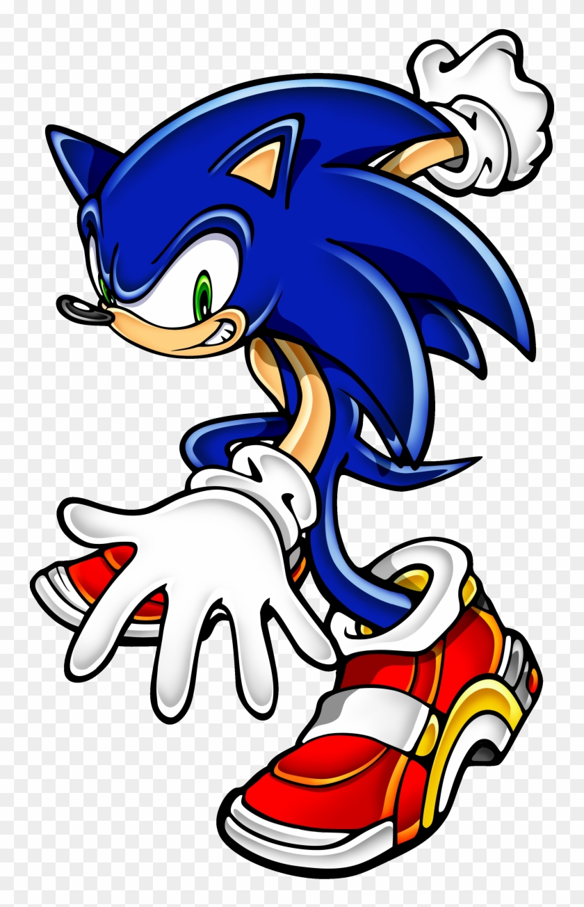 Sonic Cd Review - Sonic Adventure 2 Sonic Png Clipart #74287