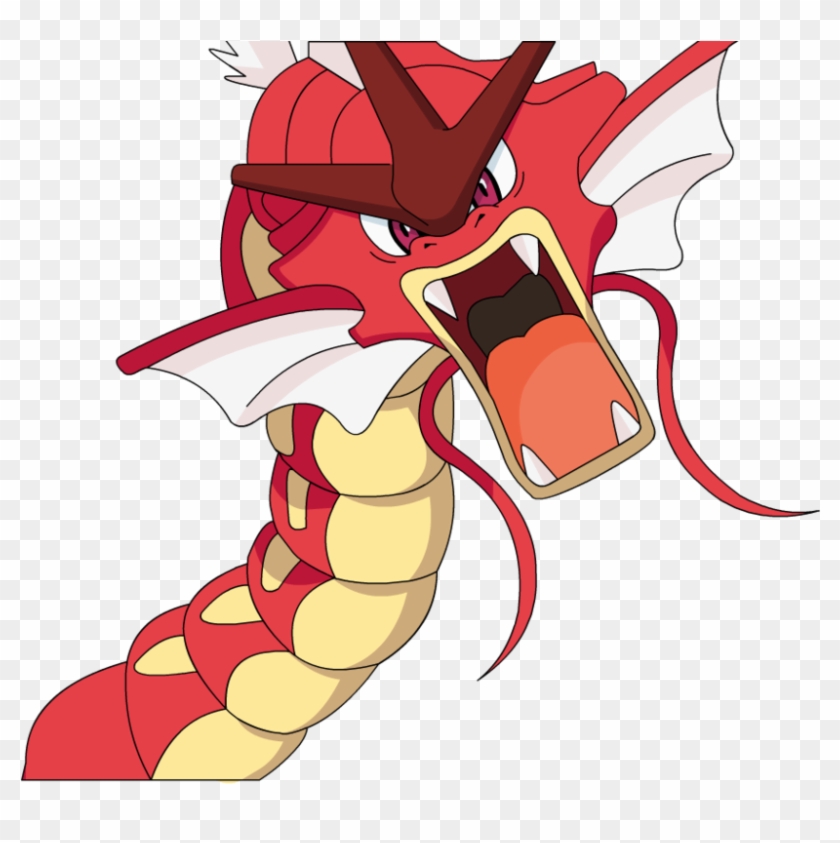 Shiny Gyarados - Gyarados Rojo Png Clipart