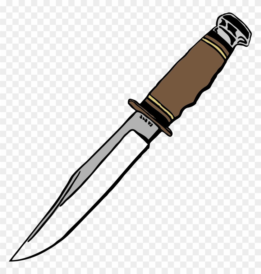 Weapon Knife Clipart - Knife Clip Art Png Transparent Png #74486