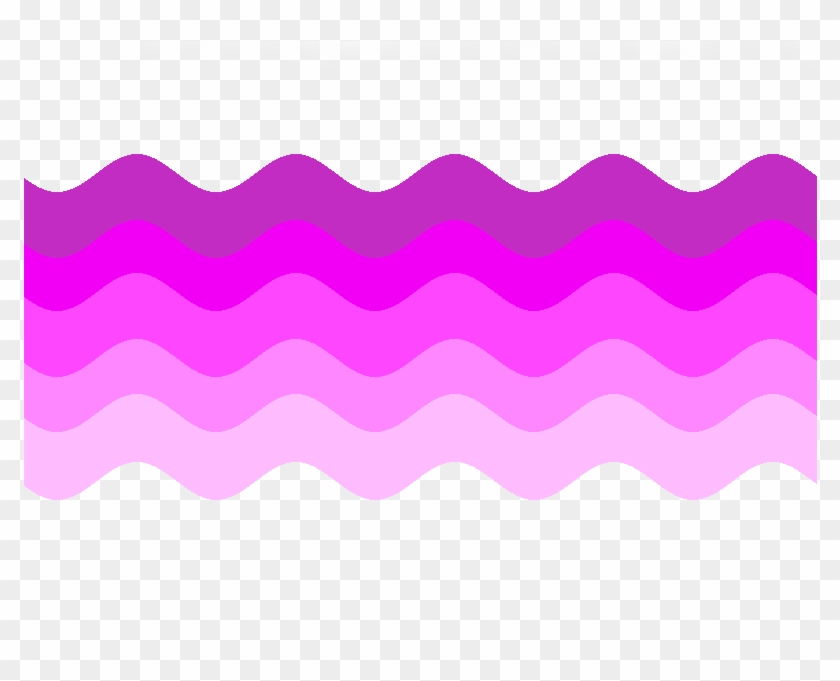 Pink Line Png - Pink Wavy Lines Png Clipart #74754