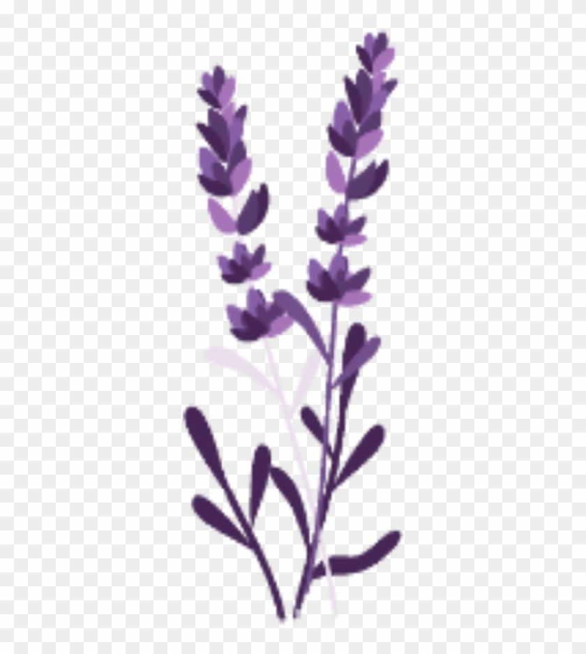 Ftestickers Watercolor Flowers Leaves Purple - Photograph Clipart #74755