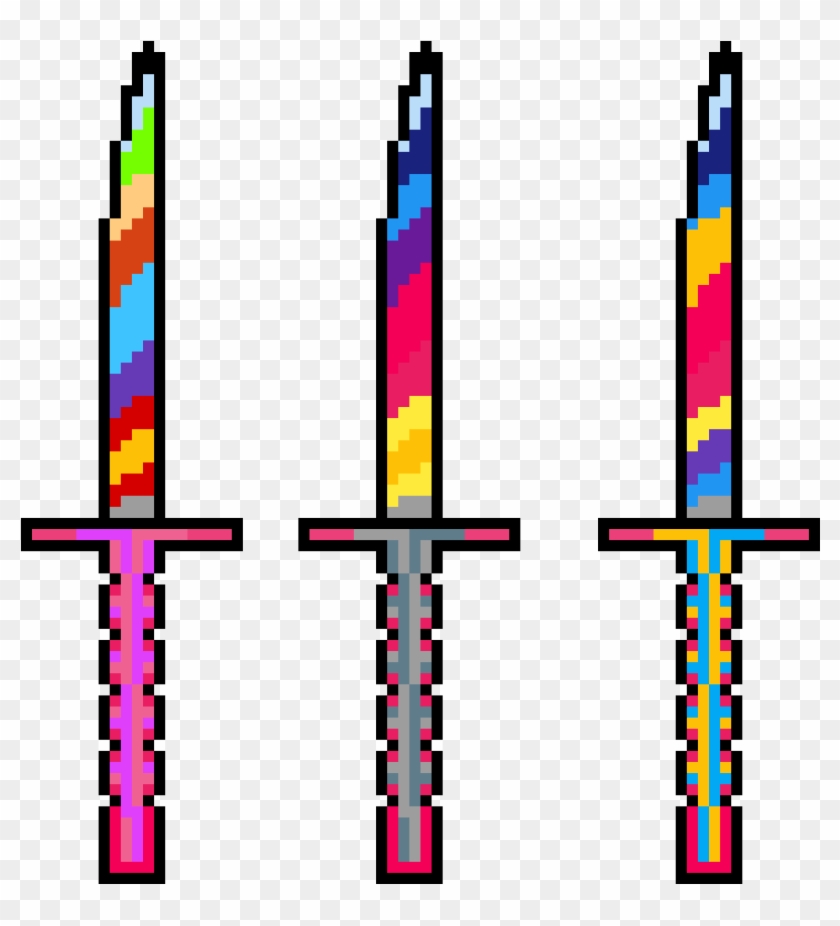 Knife Cs - Go - Electric Blue Clipart