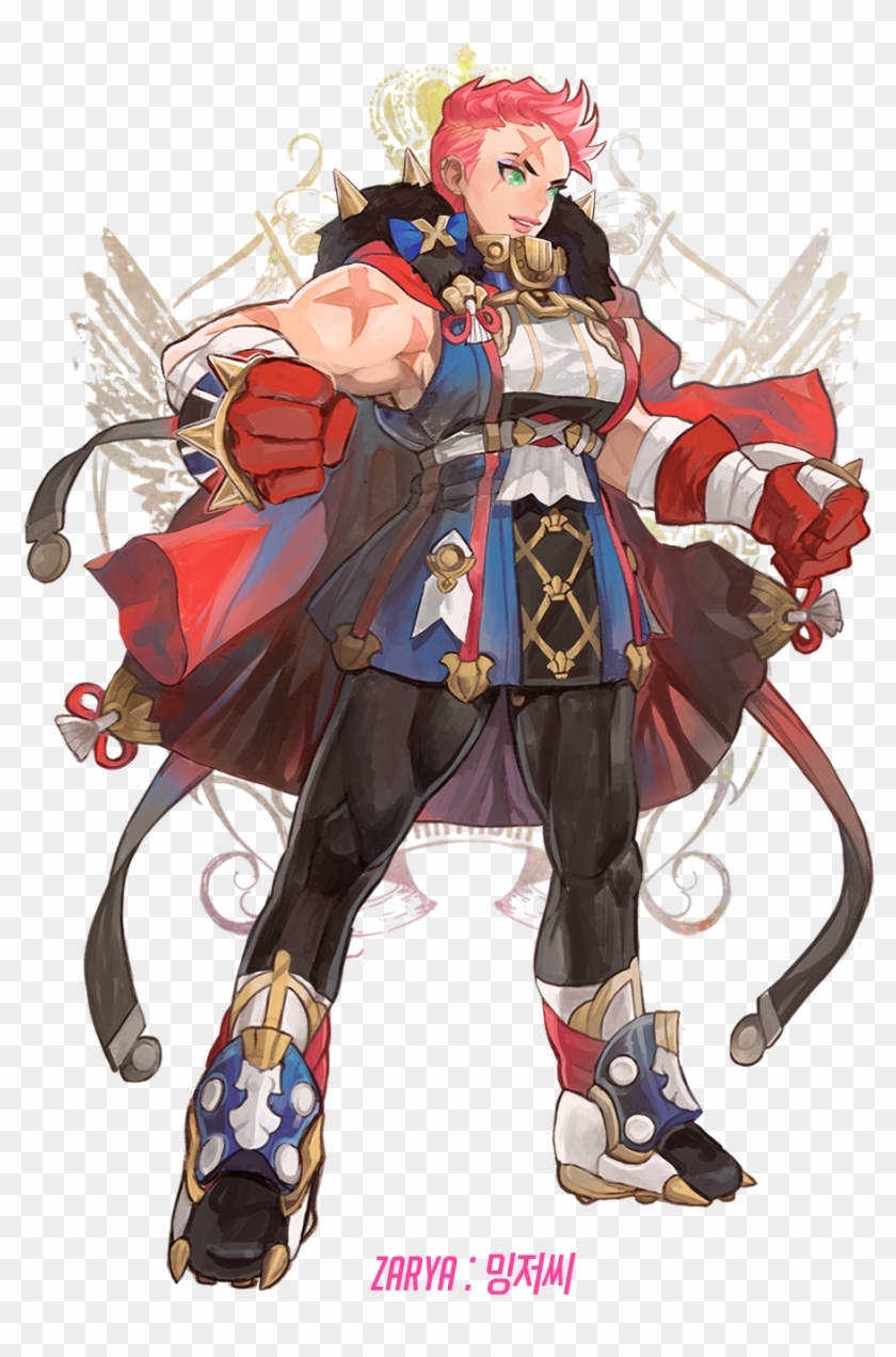 자리야 - 밍저씨 - Overwatch Characters Final Fantasy Clipart