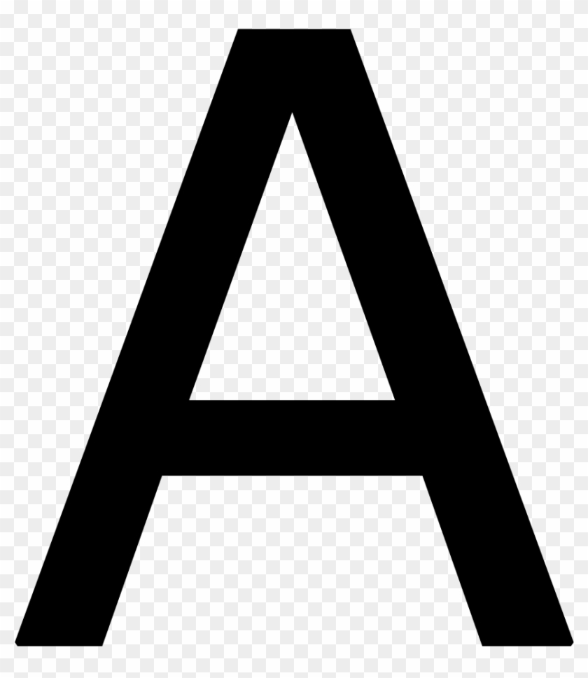 Letter A Png - Letter A Transparent Background Clipart #75026