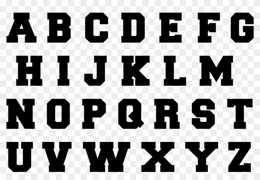 Alphabet 6 Svg Free Stock - Black-and-white Clipart #75116