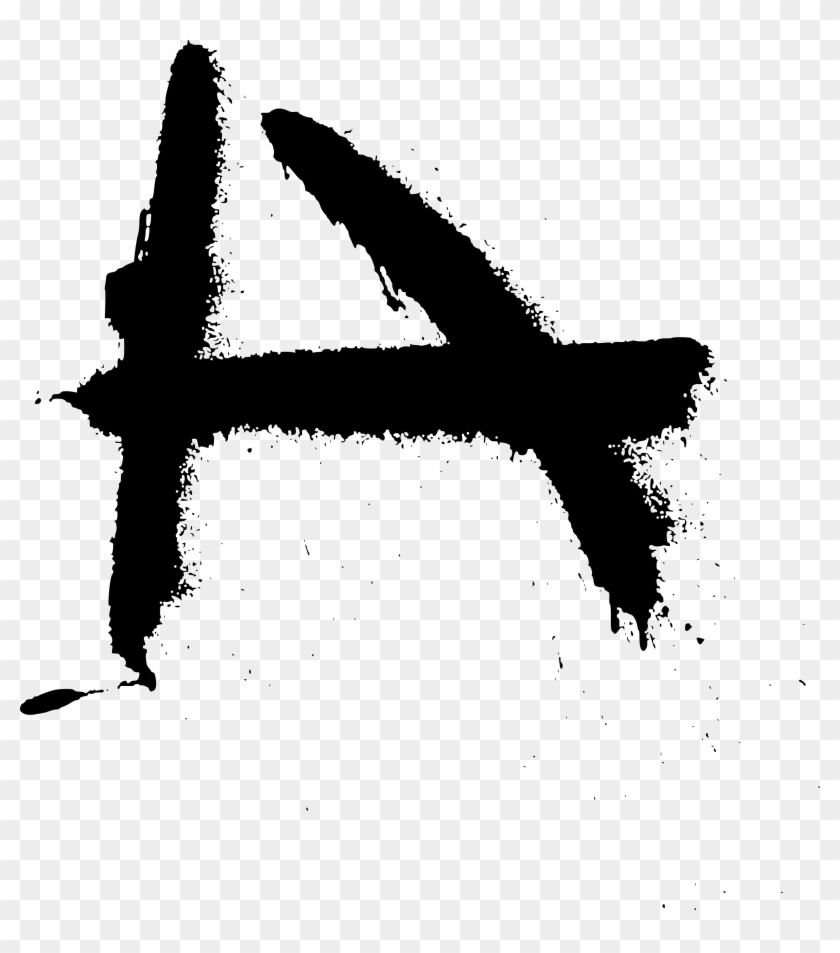 Grunge Font Png, Grunge Letters Png - Transparent Background Transparent Alphabet Clipart #75284