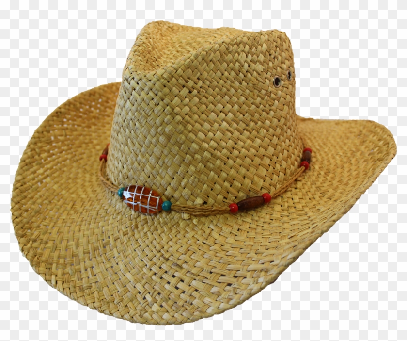 Casual Rush Straw Hat In Painted Bead - Cowboy Hat Clipart #75289