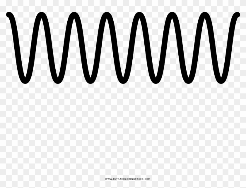 Wavy Line Coloring Page - Calligraphy Clipart #75496