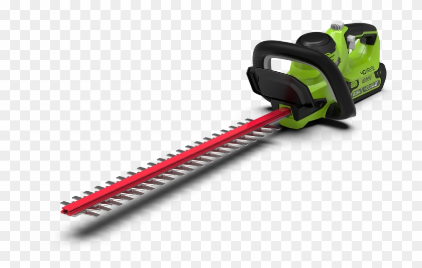 Greenworks 40v Headge Trimmer G40ht - Hedge Trimmers Clipart