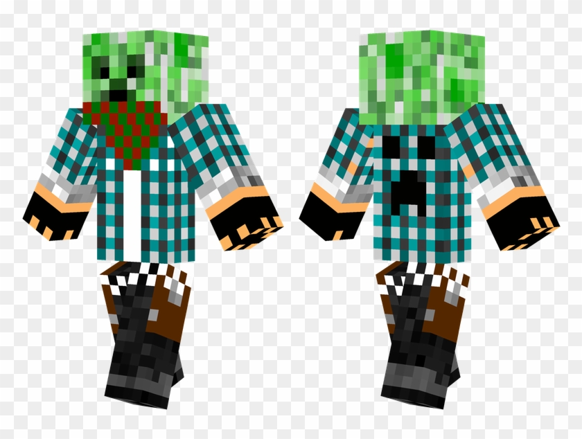 Creeper Gangster - Creeper Minecraft Clipart #75878