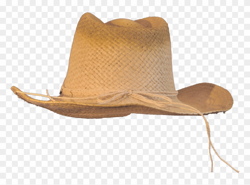 Paper Straw Beige Cowboy Hat - Cowboy Hat Clipart #75927